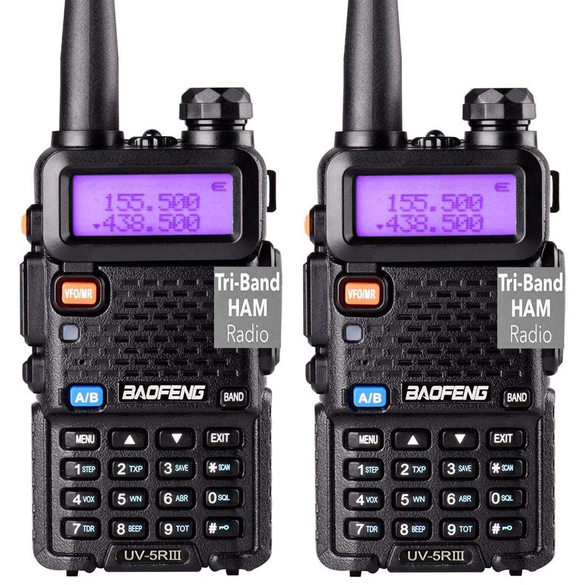 Hot Selling Factory Baofeng 5X3 Mobile Two Way Radio Handheld Walkie Talkie