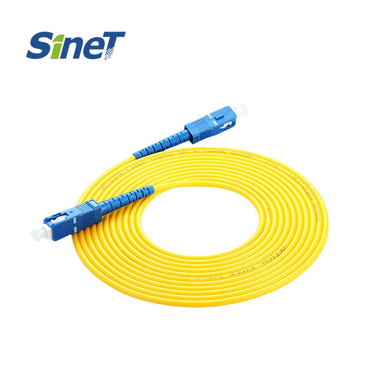 Precio más barato IL menos 0,2dB SC-SC UPC Simplex G657A SM Cable de conexión de fibra óptica 1,6/2,0/3,0mm