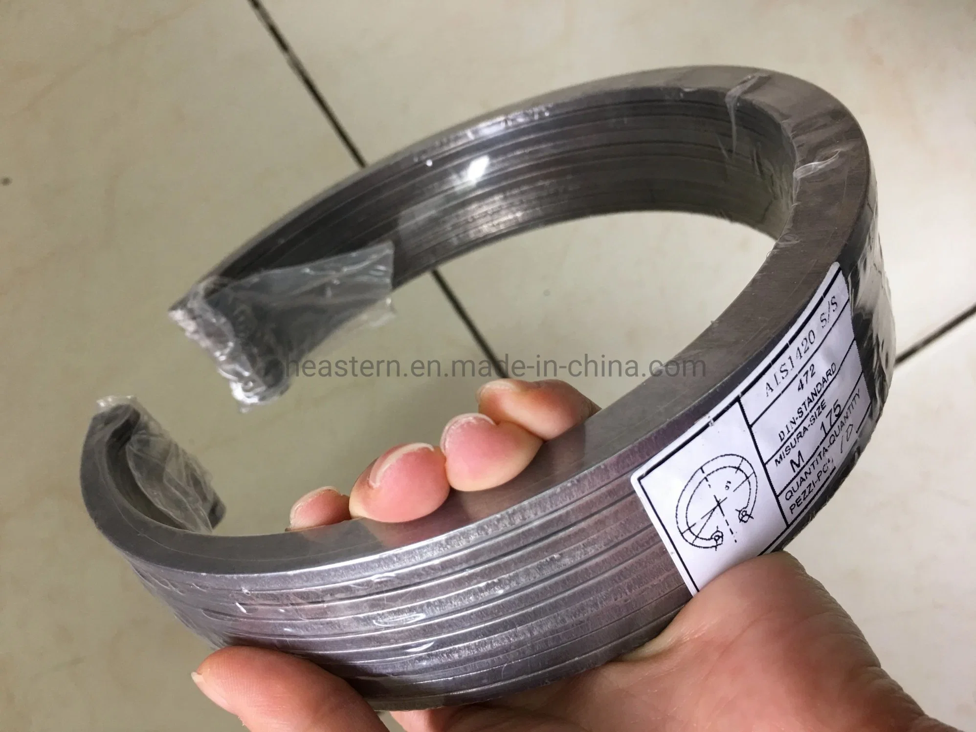 Internal Retaining Ring for Bore 21mm (DIN472-21) Stainless Steel