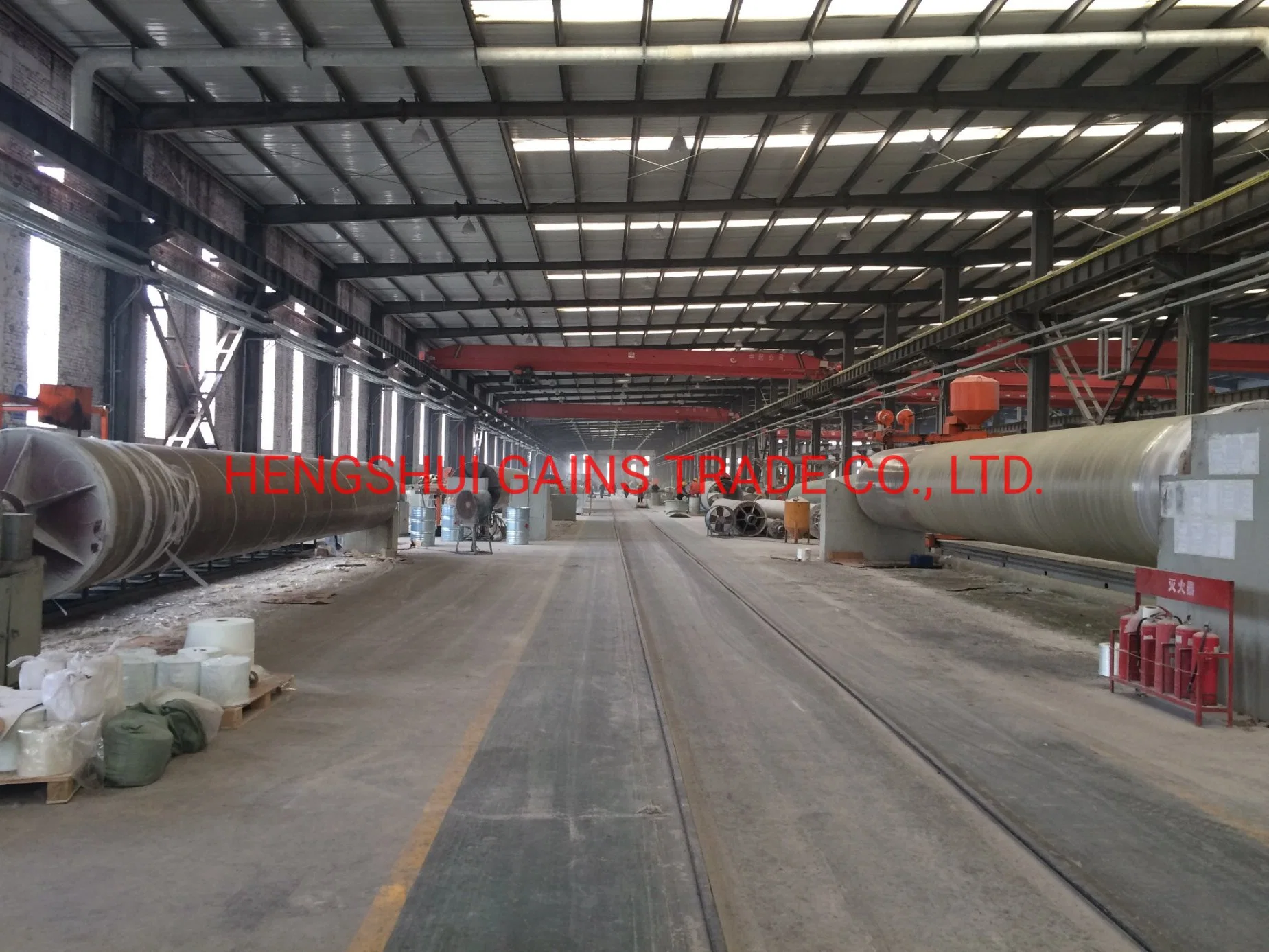 GRP Pipe Production Line with Filament Winding Process