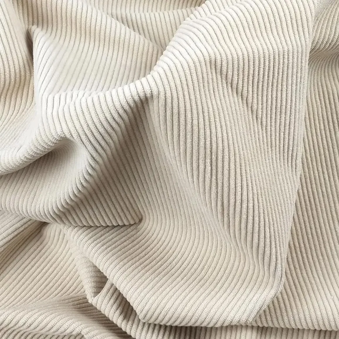 8 Wide Wale Corduroy Fabric Grey Corduroy Fabric Polyester Fabric