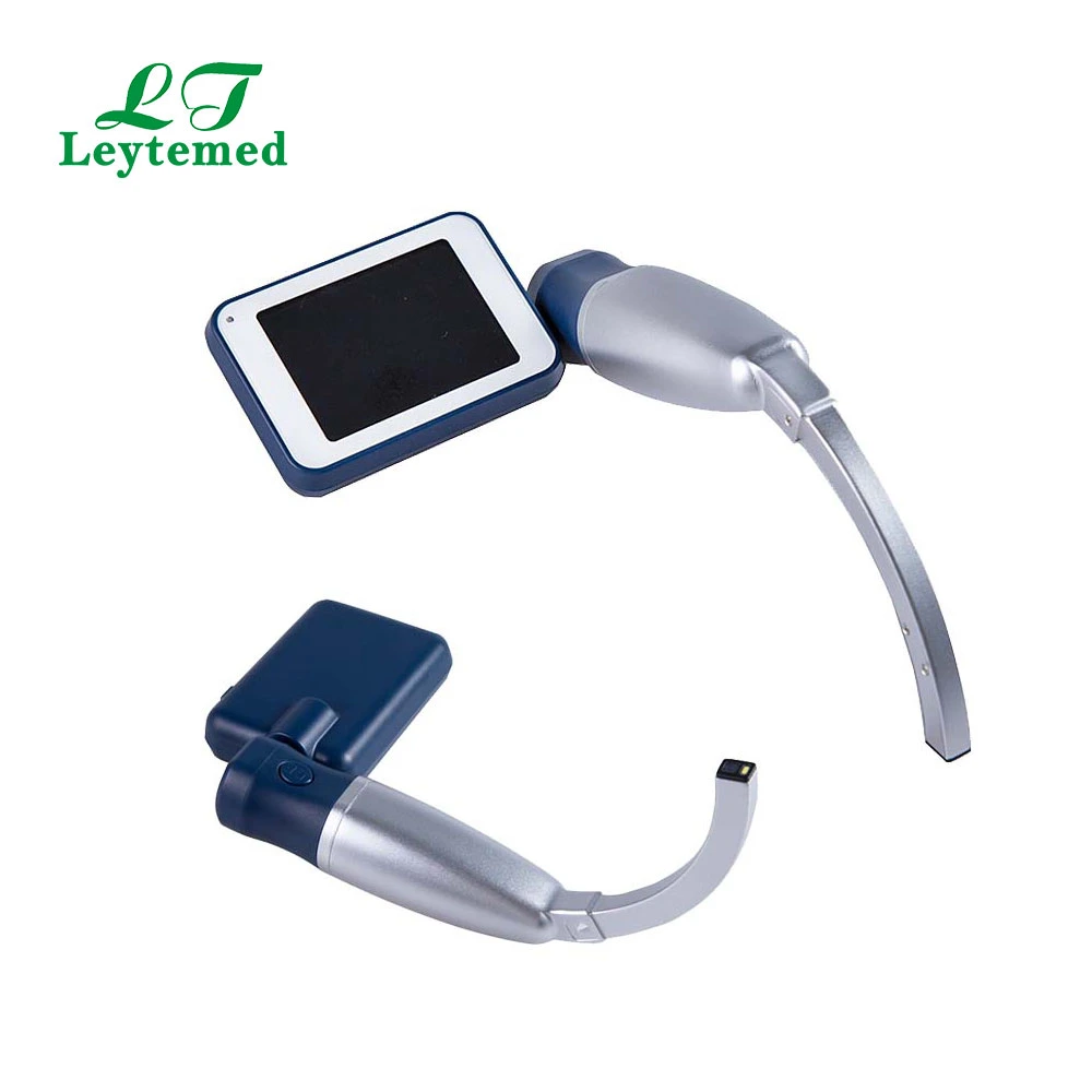 Ordinateur de poche jetables Ltev02 mobile portable visuel de la caméra vidéo Laryngoscope défini