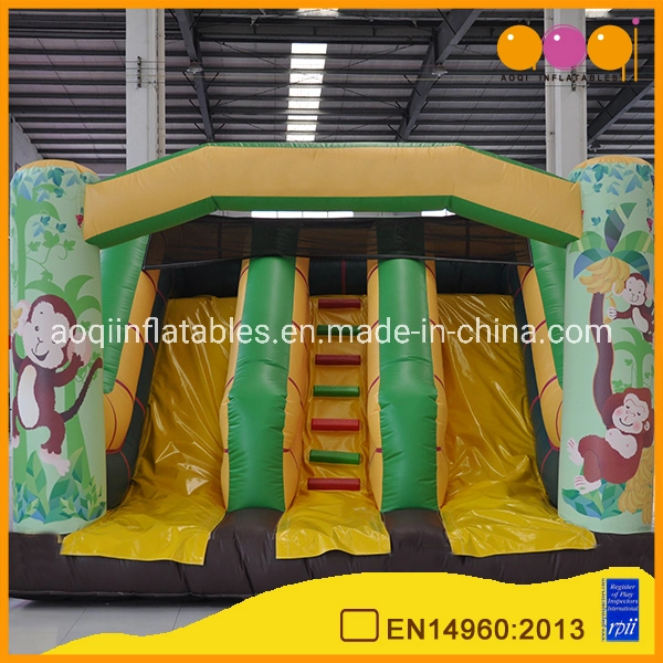 Aoqi Factory Price Animal Mini Double Inflatable Slide for Kids (AQ1223-1)