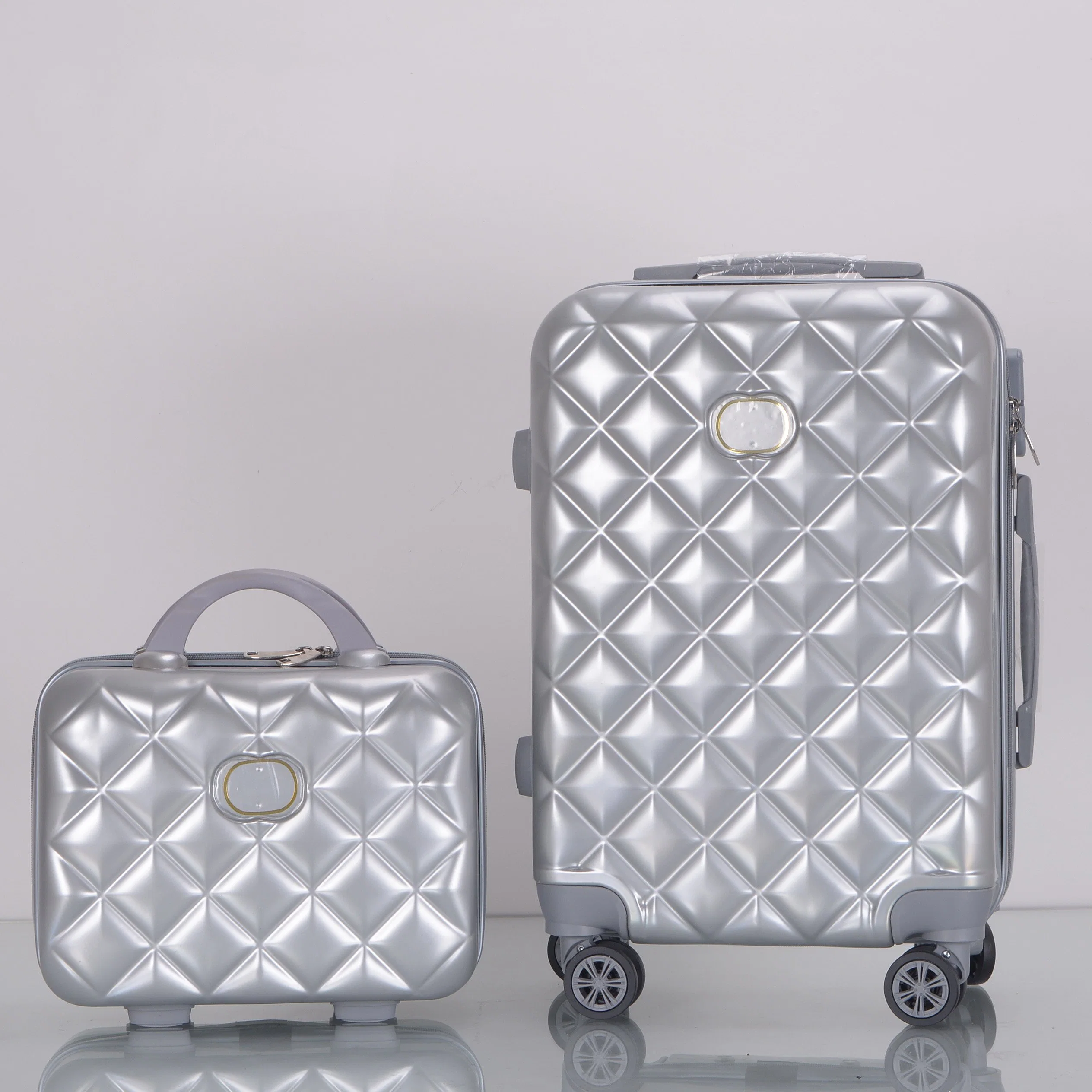 Classic Suitcase Luggage 24 Trolley Suitcase ABS Travel Luggage Sets with Cosmetic Bags