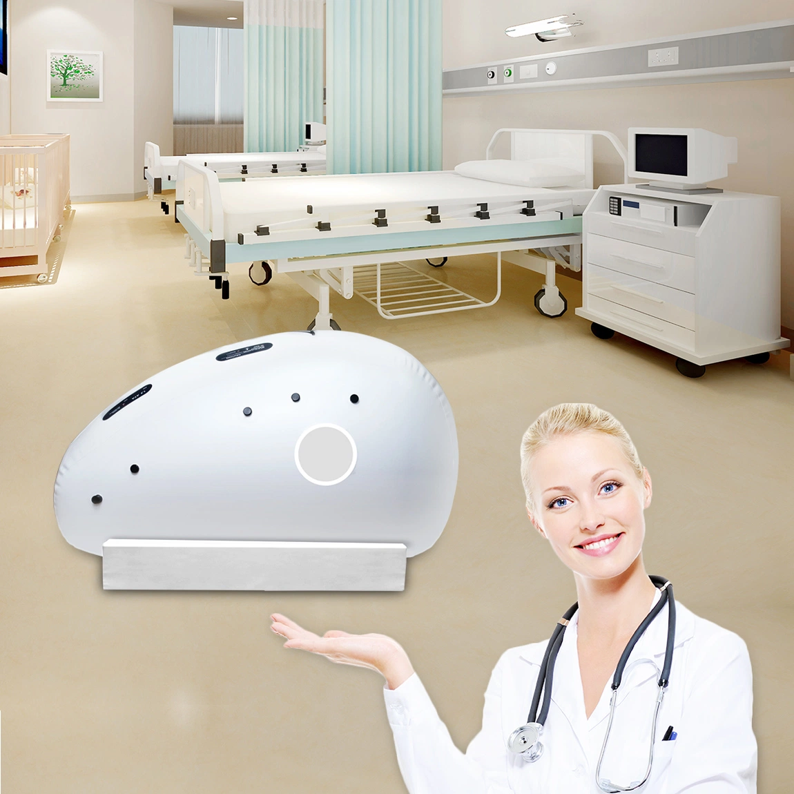 O2bay produits de soins de santé pour 1.5ATA portable assise de type Hyperbaric Chambre d'oxygène