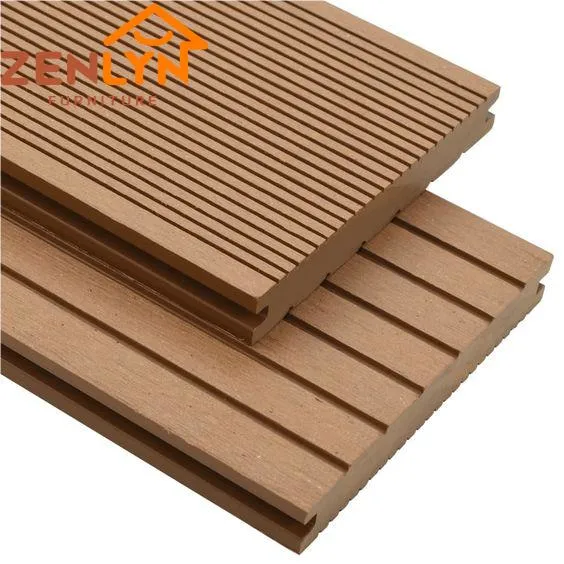 Low-Maintenance jardim exterior coberta sólidos pisos composto WPC placas em deck