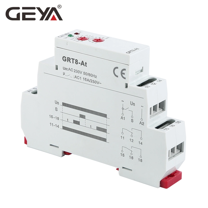 230V intervalle Geya AC220 Acdc12-240V Prix Minuterie Relais commutateur Grt8-a/B.