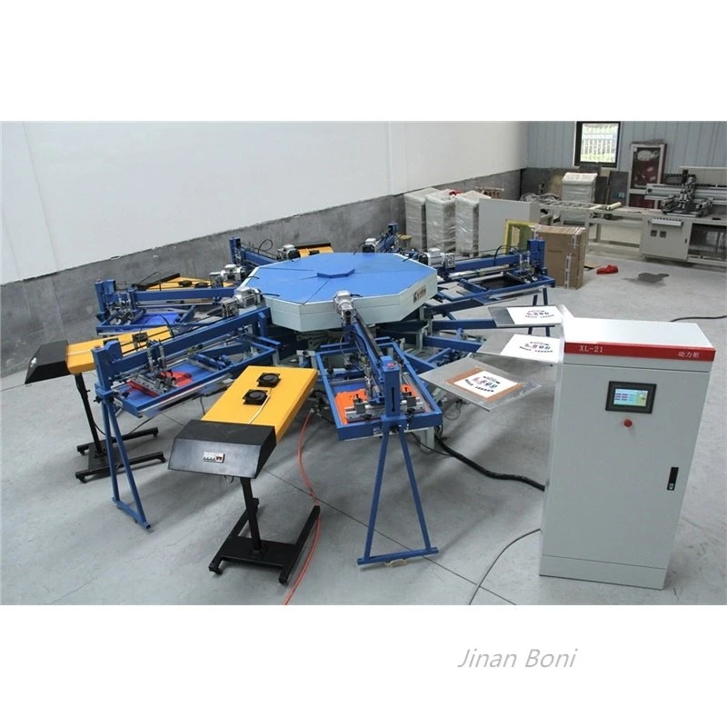 Cylindrical Screen Printing Machine, Paper Cup Screen Printer, Curved Screen Printing Machine for Plastic Cups Jinan Boni