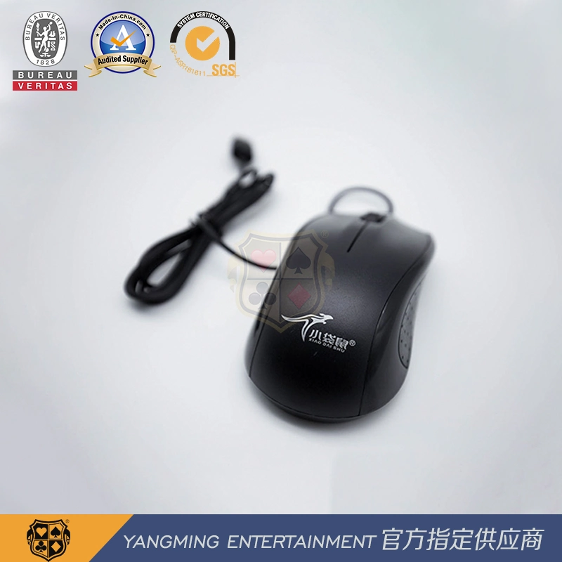 Entretenimento e lazer Black Wired Mouse Baccarat Poker Table System Input Mouse (rato de entrada