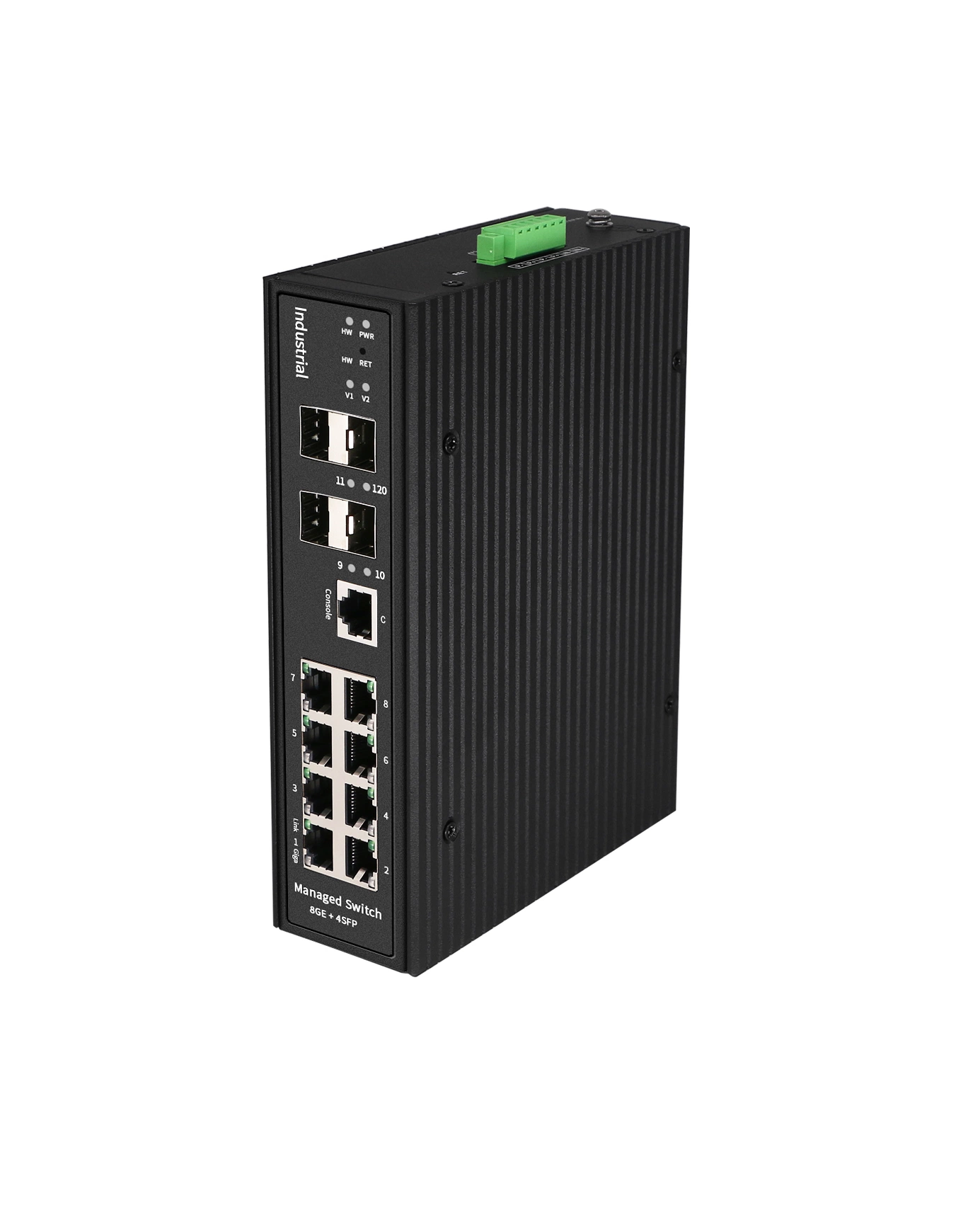 10 منافذ 10G PoE Switch 8 منافذ 10/100/1000 م PoE و4*1غ/10غ SFP+ L3 مفتاح PoE