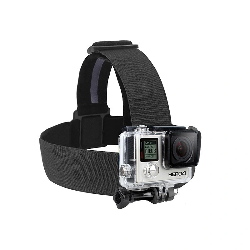 Action Camera Head Strap Mount compatible con cinturón de seguridad con casco ajustable Con GoPro Hero 12 11 10 9 8 7 6 5 Sesión/ Accesorios Akaso