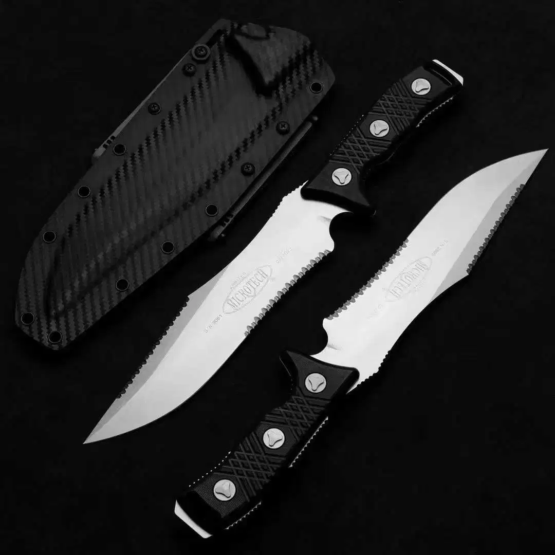 CNC Digital Overall Cutting Beautiful Curve Sharp Outdoor Camping Knife