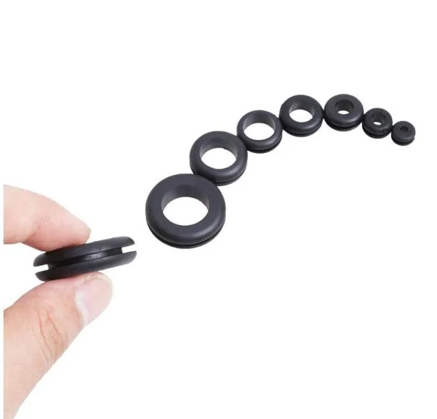 Custom High Quality Black Rubber Grommet Cable Rubber Grommet Rubber Flat Grommetsnby