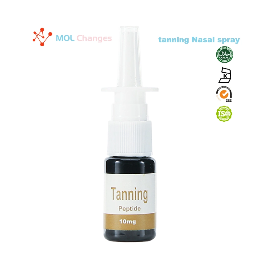 High quality/High cost performance  Low Price Useful Portable 10ml Melanotan-II Tanning Nasal Spray for Darker Body