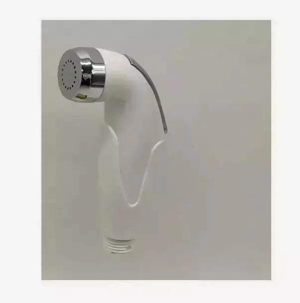 White Bidet Shower Head with Switch Bathroom Handheld Shattaf Toilet Bidet