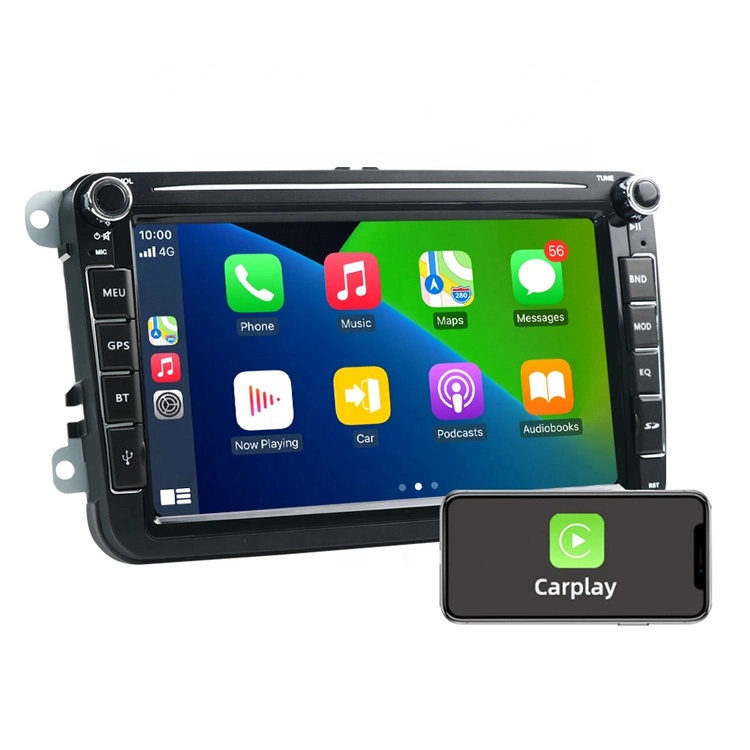 8inch Android 10 Capacitive Touch Screen Bt Carplay for VW