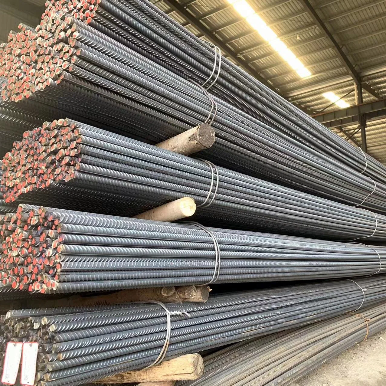 China Manufacturer Iron Rod Building Material Deformed Steel Bar Steel Rebars Stainless Steel Iron Rebar Welded PVC and Galvanized Wire Mesh Fence Panels