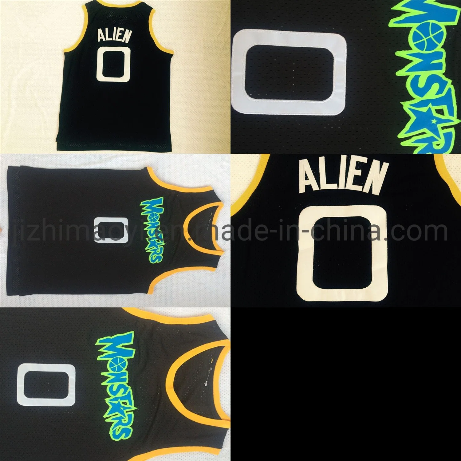 Wholesale Ncaa Movie No. 0 Allen Black Embroidered Jersey Film Edition Shirts Vest Tank Top