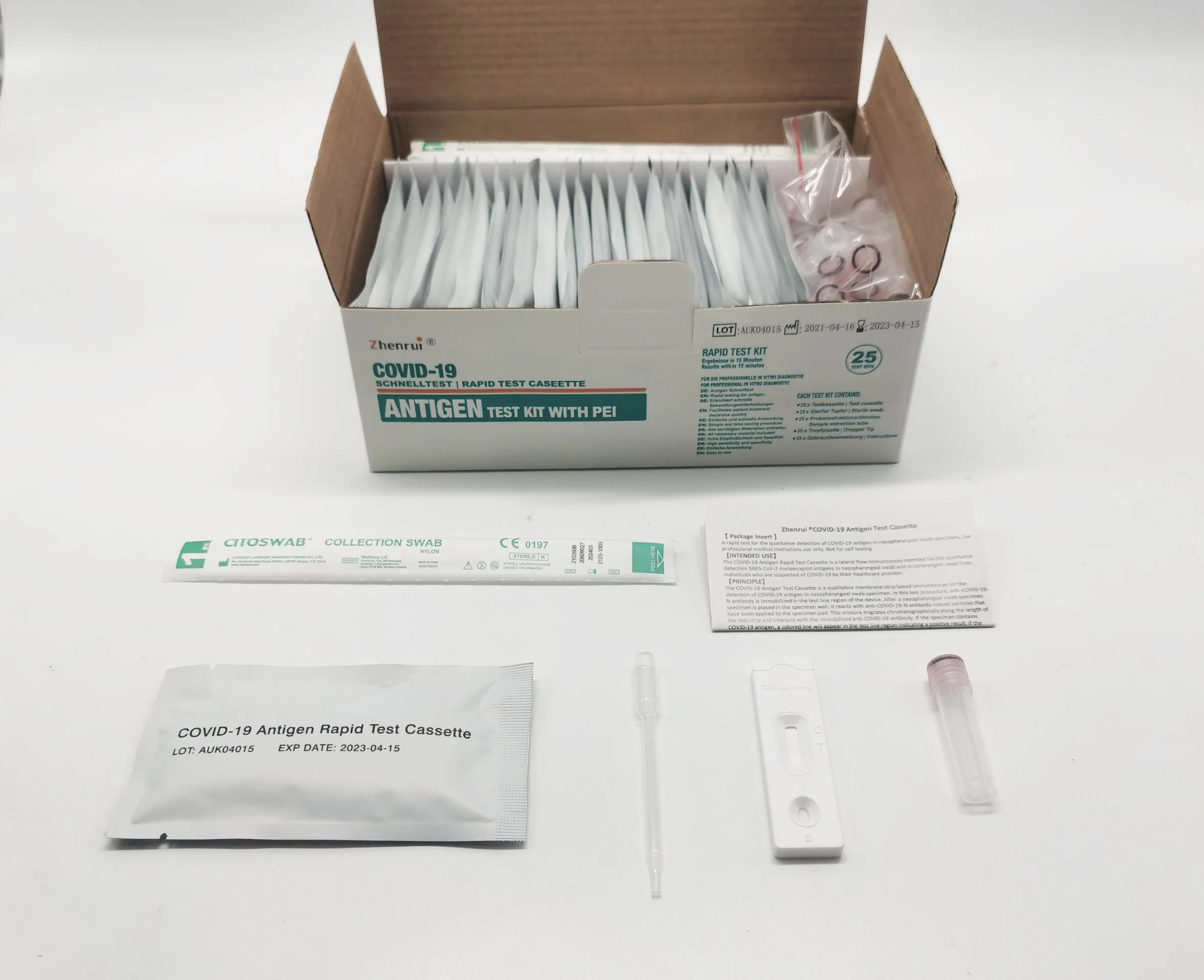 Antigen Fast Test Kit Professional Version und Person Selbsttest Version