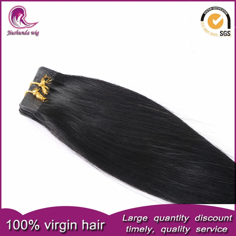 Couleur naturelle Stick hair extension vierge chinois Cheveux humains