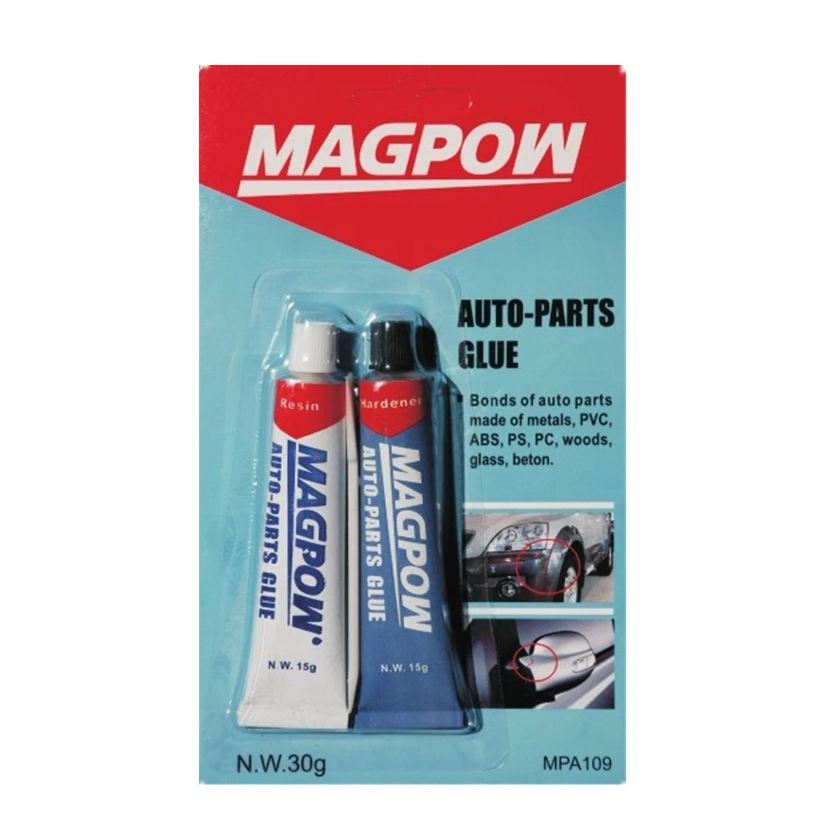 Magpow Ab Gum Epoxy Acero adhesivo Epoxy resina Auto Parts Pegamento