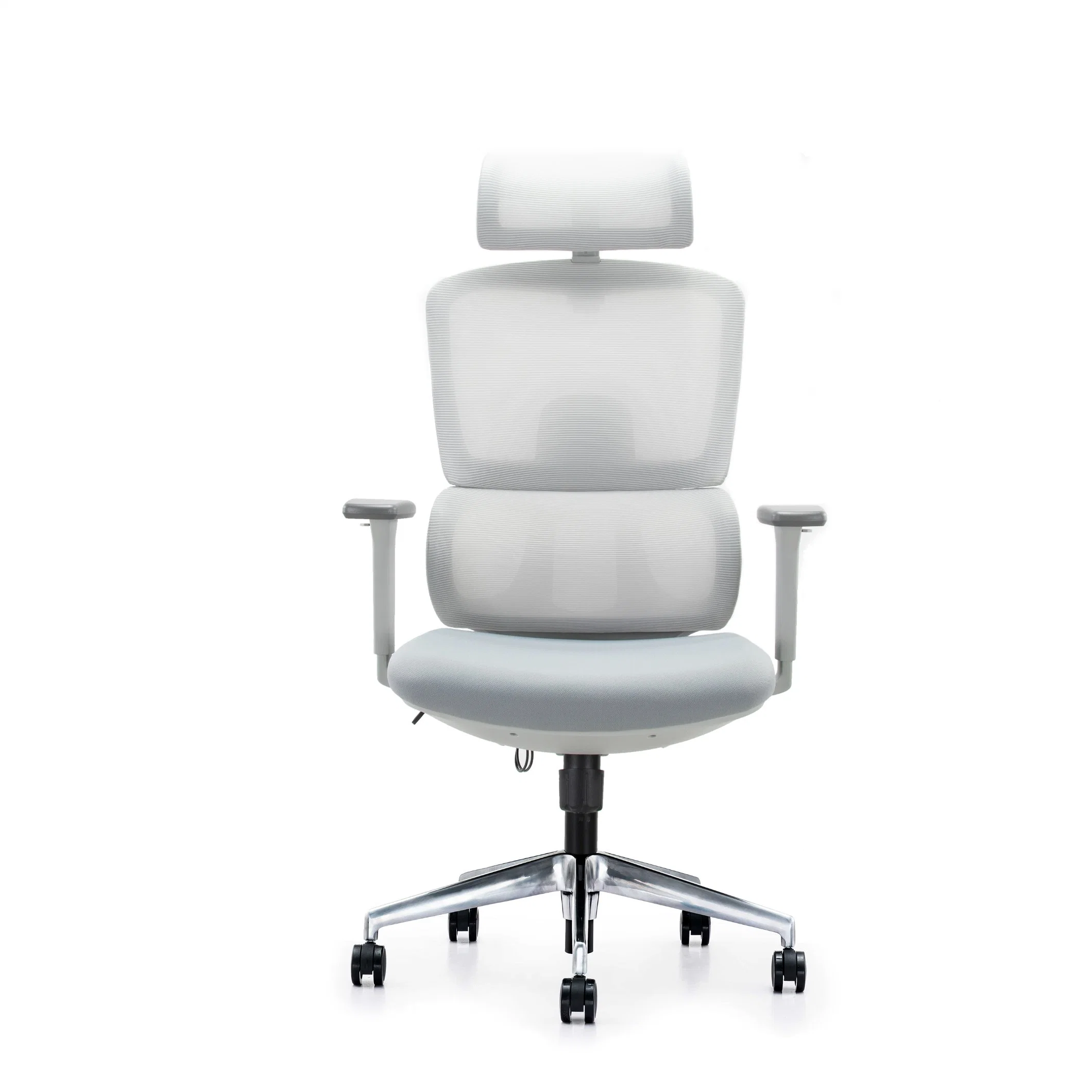 Wholesale Cheap Modern Grey Mesh Ergonomic Executive Staff Working Swivel Computer Reclining Task Office Chair with Headrest