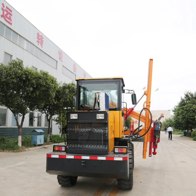 Hydraulic Hammer Pile Driving Machine PV Power Station Ground Drilling Machine Solar Pile Driver