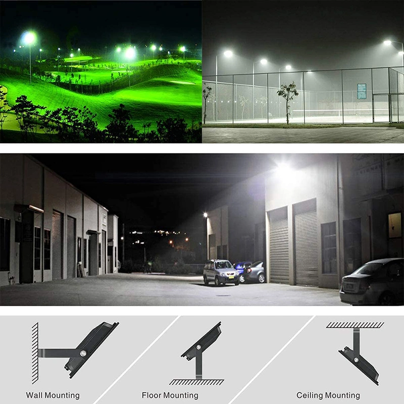 Exterior Jardín paisaje IP65 50W 80W 120W 150W 300W Plaza Sustitución de los accesorios de faroles de LED comerciales para exteriores Reflector de aluminio