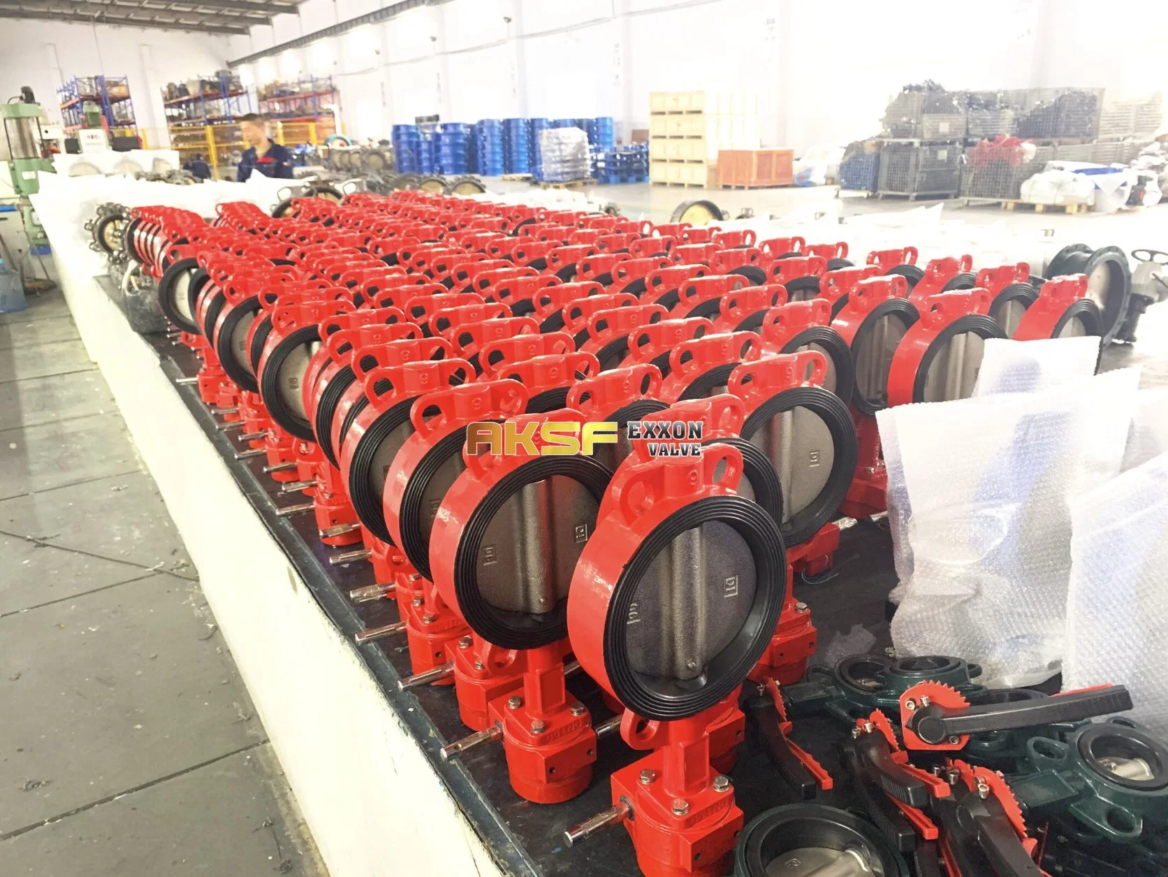 Wafer Butterfly Valve Handle Operation Cast Iron Disc