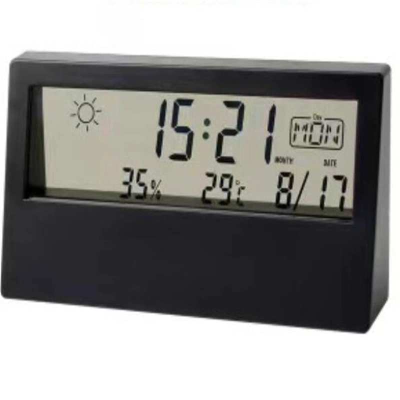 LCD Digital Humidity Multifunctional Alarm Clock Calendar Clock