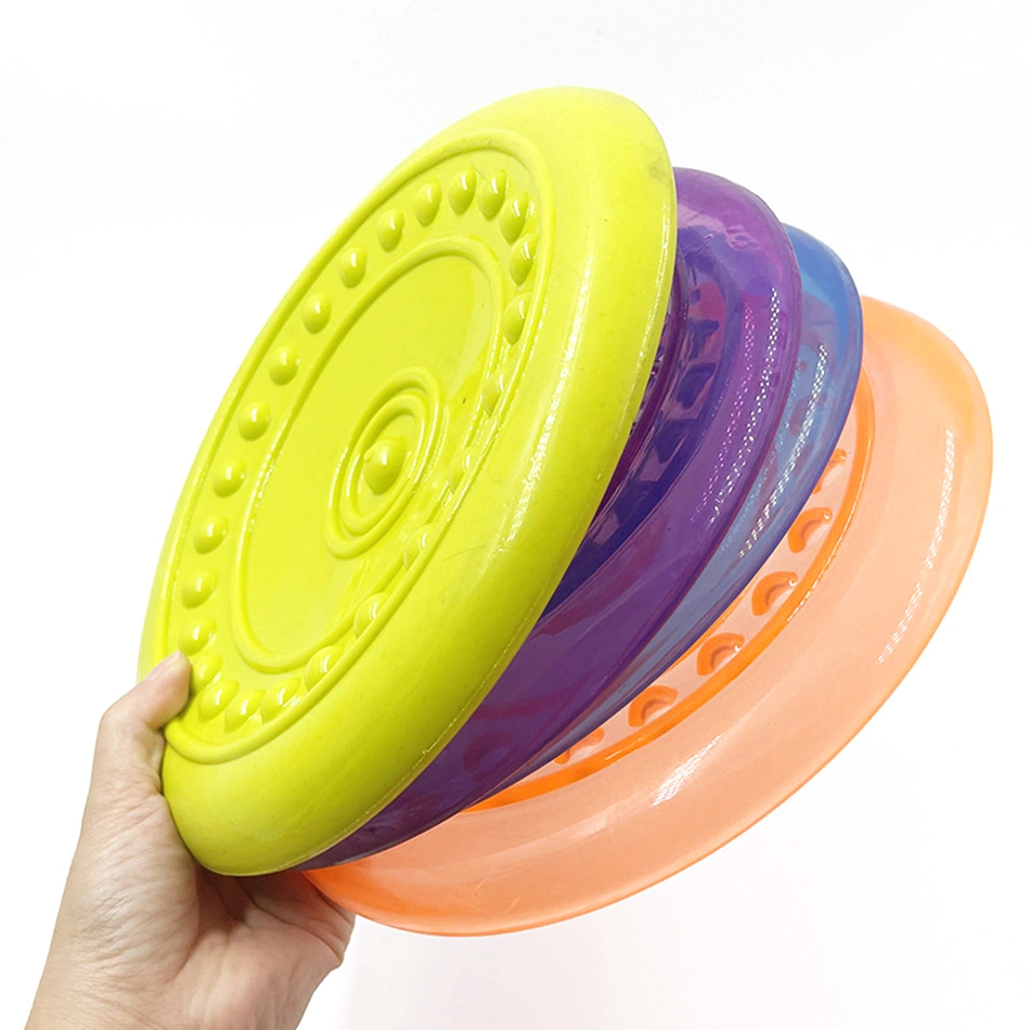 Dog Frisbee Toy, Pet Training Flying Saucer Interactive Toys, Floating Water Dog Toy Suitable for Small, Medium, or Large Dogs Outdoor Frisbee