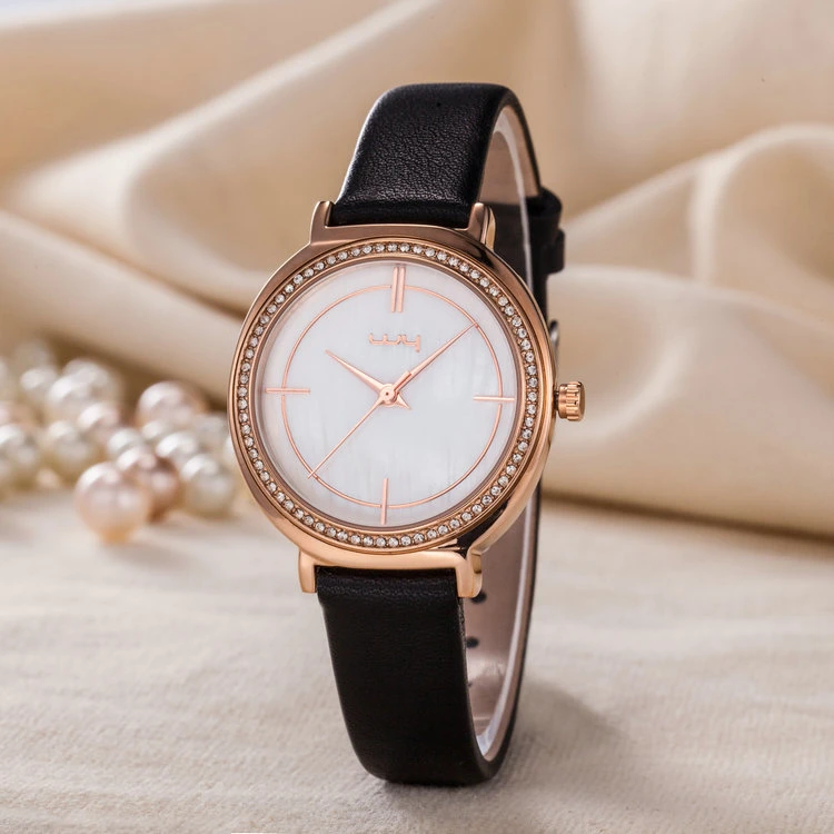 Casual Watch OEM ODM Gift Woman Fashion Classic Alloy Watch (Wy-127C)