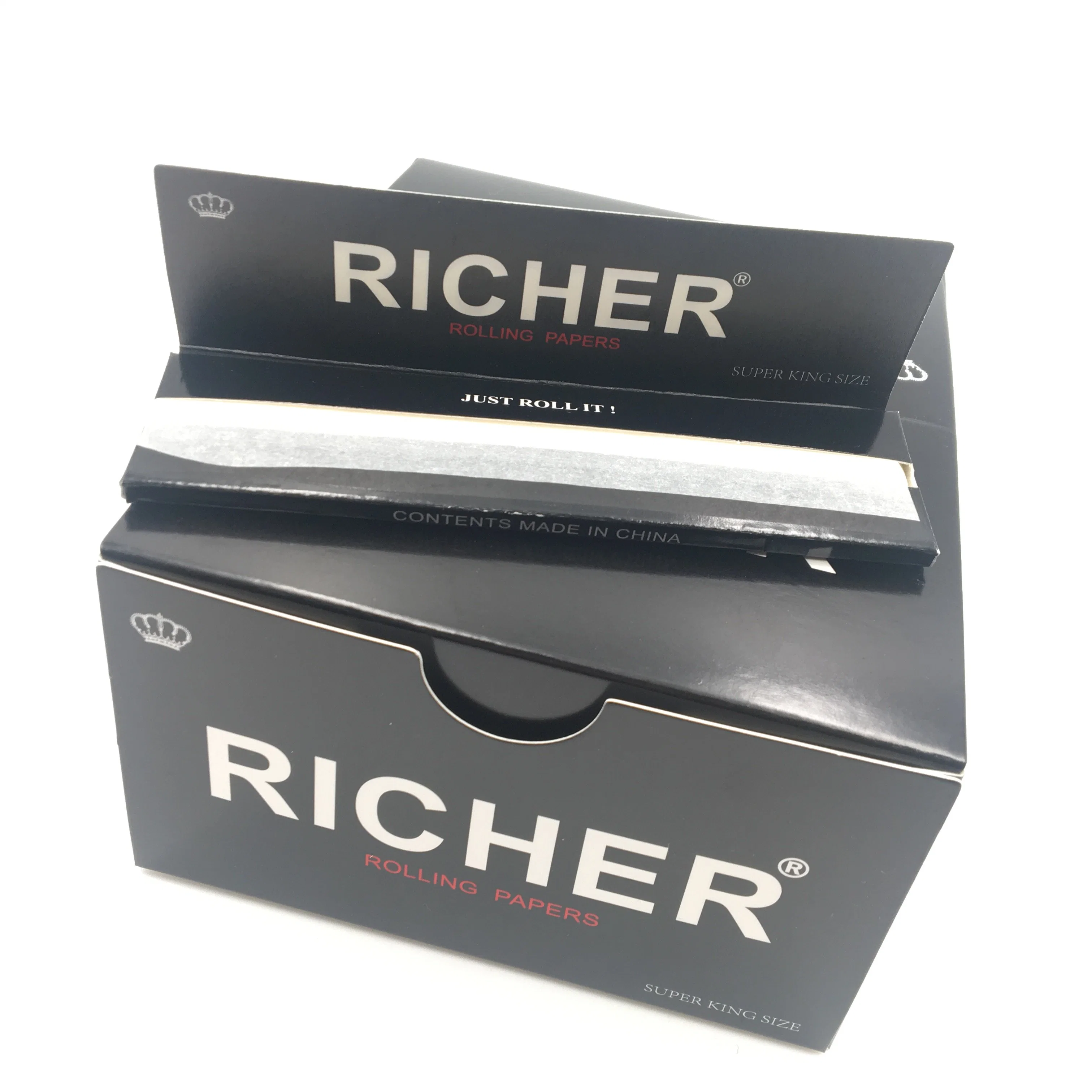 Richer Custom Rolling Papers Black Pack