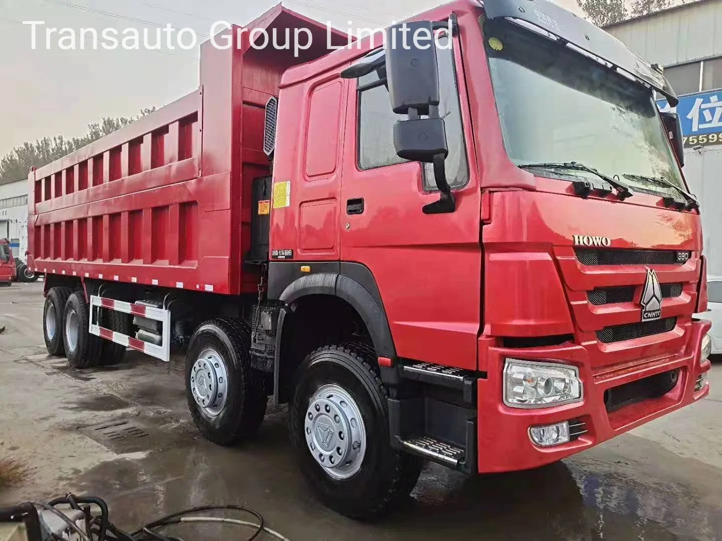 La Chine Japon Hino HOWO camion à benne basculante de qualité 8*4 12 roues pour la vente à Dubaï