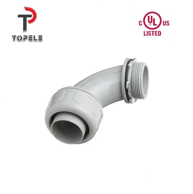 Non-Metallic PVC Electrical Liquid Tight Conduit 90 Degree Angle Fittings Factory Price