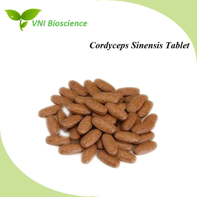 Koscher Halal Zertifizierte Cordyceps Polysaccharid Tablet Cordyceps Sinensis Tablet