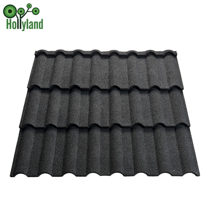 Villa Roof Top/Hotel Colorful Stone Coated Steel Roofing Tile