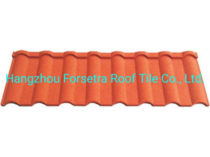 Milano Tile Style Color Stone Metal Roof Tile Zhejiang Yiwu Hangzhou Roofing Tiles