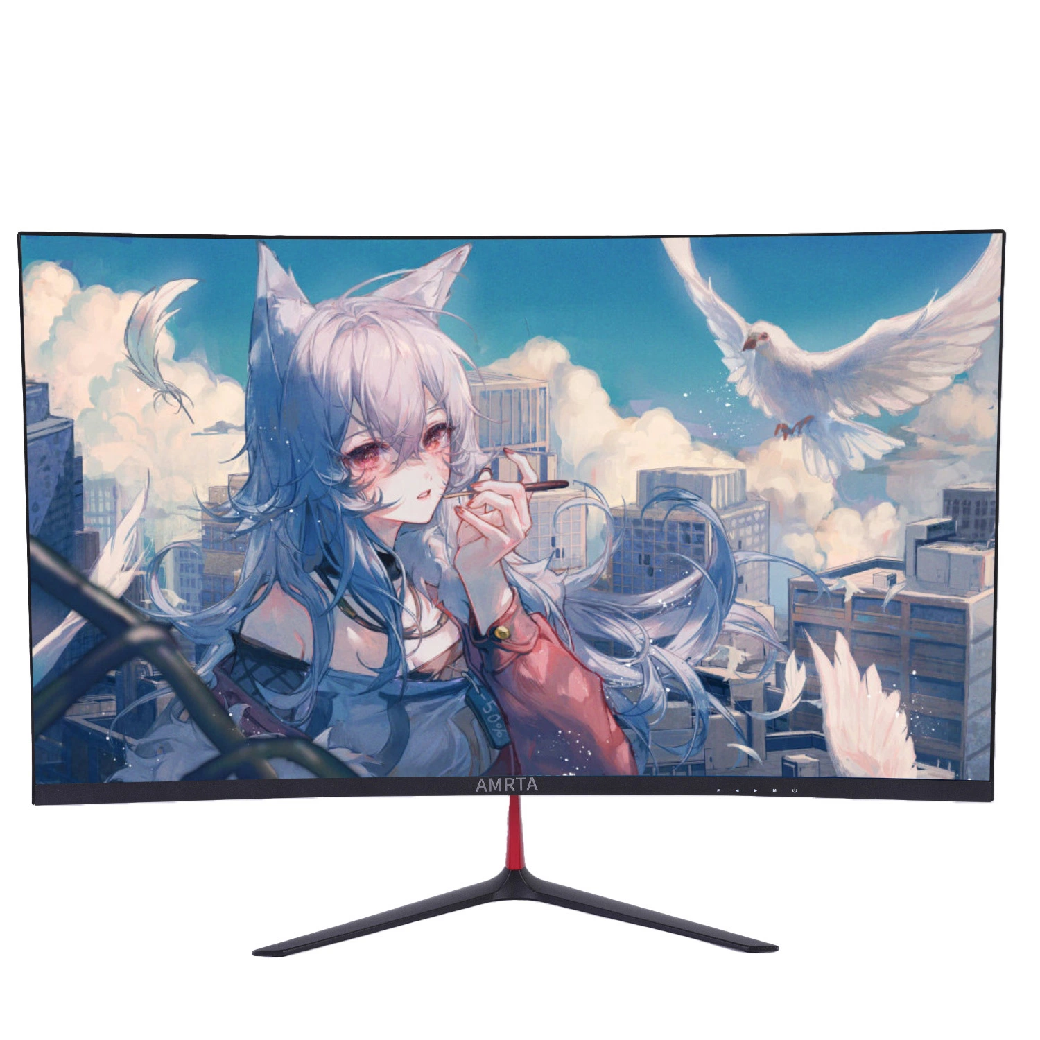 Factory Wholesale Cheap 27 Inch Curved TFT LCD LED 16: 9 Monitor for Computer Use