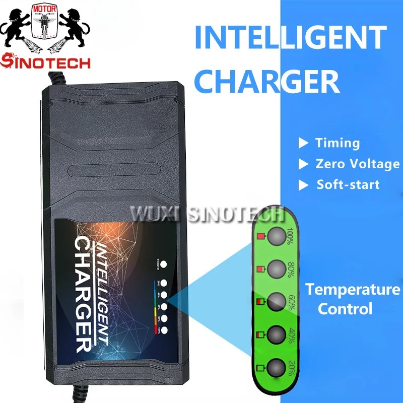 Manufactory Direct Rechargeable Charger Motorcycle Battery Lead Acid or Lithium Electric Chargers