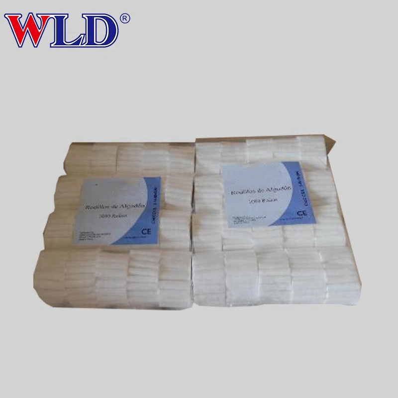 Suministros médicos dentales absorbentes desechables rollo productos de algodón