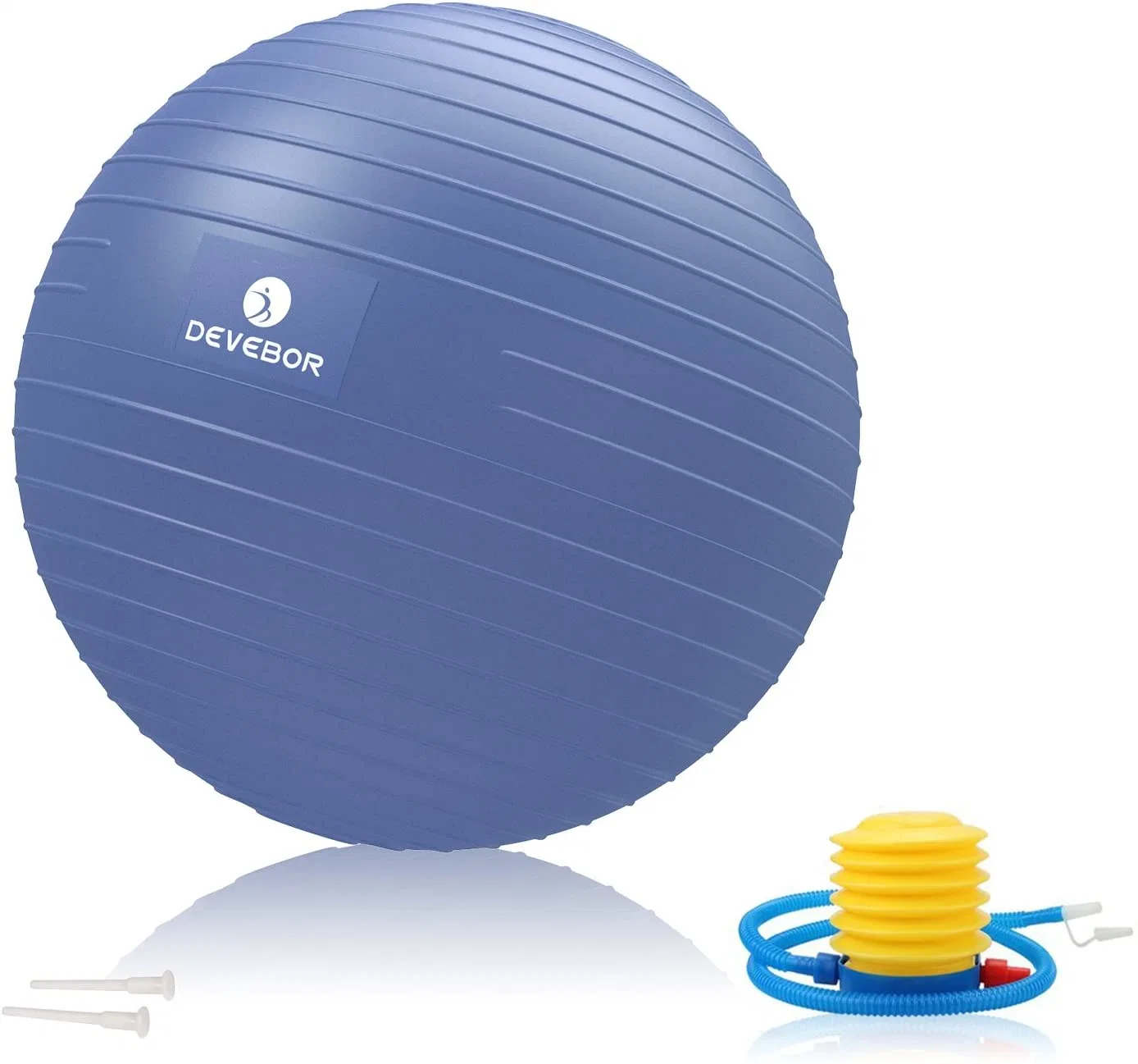 PVC Rubber Exercise Ball Printing Sporting Goods Gym Fitness Equipment Waist Trainer Massage Yoga Ball with Custom Logo