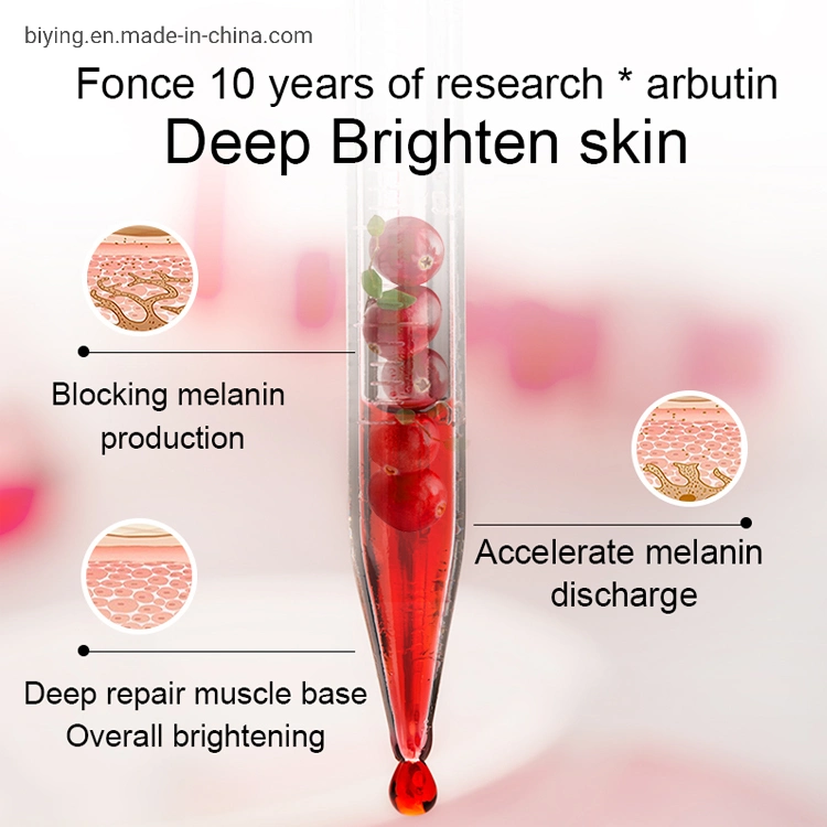 Fornecedor OEM produto para pele Anti Envelhecimento Anti Ruga Embranquecimento enfrentar níveis séricos de nicotinamida Soro Arbutin Avivamento Hidratante