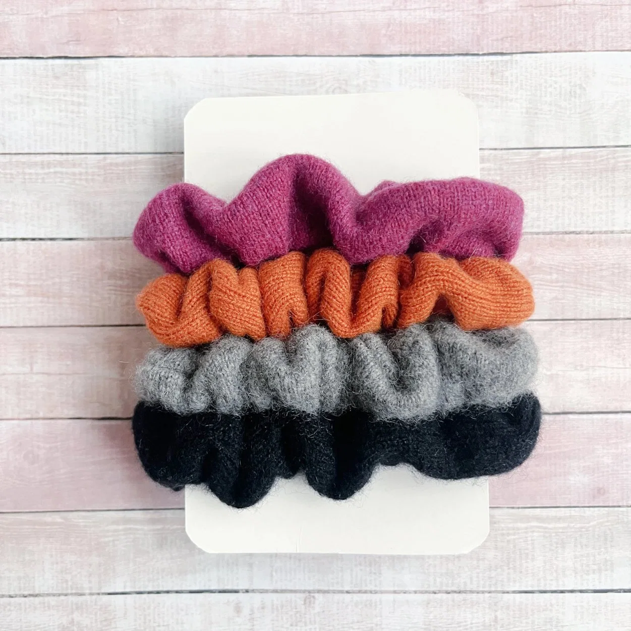 Women&prime; S Fashion Accessories Cashmere Hair Ties Band Scrunchie