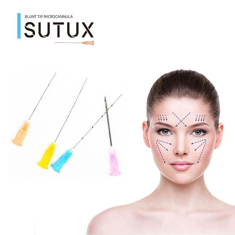 Sutux Manufacture Filler Injection Blunt Micro Canula Needle Injection with High quality/High cost performance 