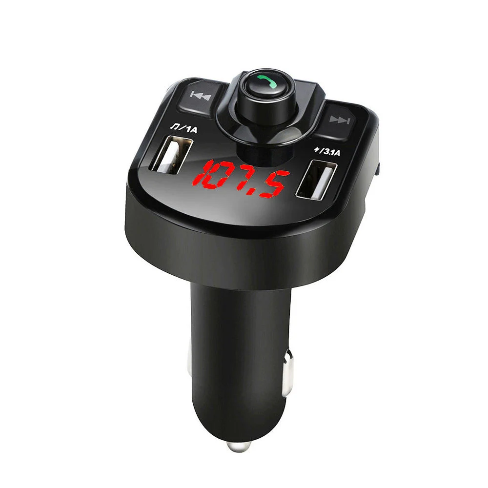 Car Bluetooth-Kit Dual USB3.1A Port Charger Bluetooth-MP3 Player Wireless FM Transmitter