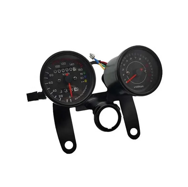 Moto Speedmeter du compteur kilométrique du tachymètre Indicateur de vitesse de LED