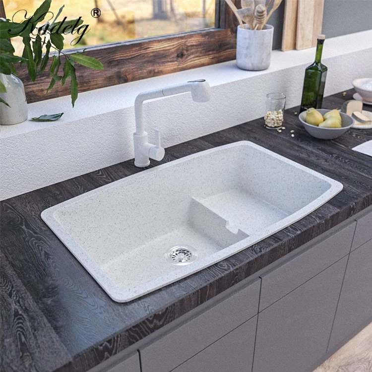 American Style Popular Anti-Scratch Matt Grey Granite Kitchen Sink