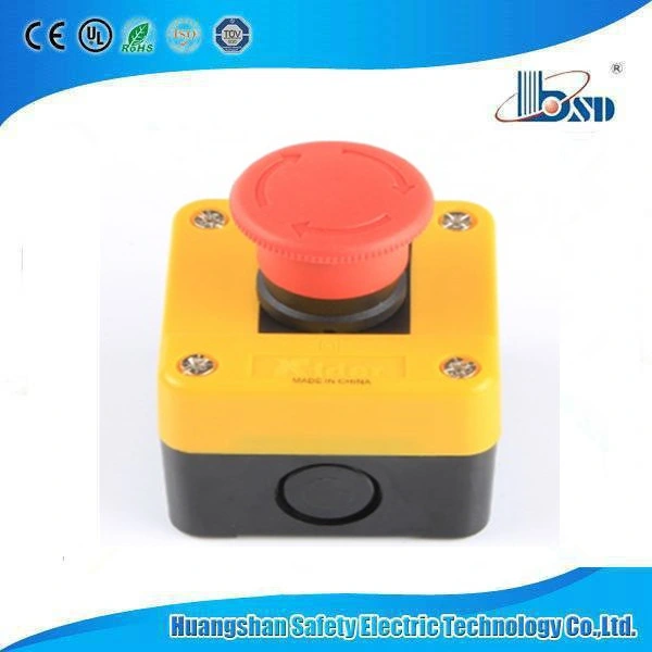 Red Mushroom Head Push Button Control Box