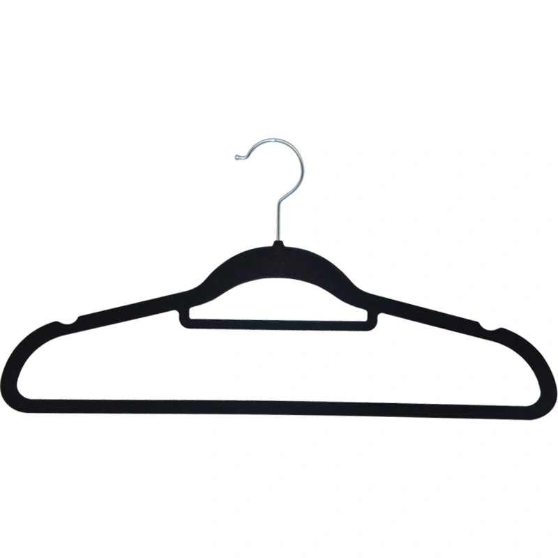 Non-Slip Velvet Clothes Hangers with Notched Frames